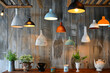 © Salman Alfarisi Std. - Decorate a vintage style home with modern hanging lamps.