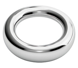 Canvas Print - PNG Ring shape platinum jewelry silver.