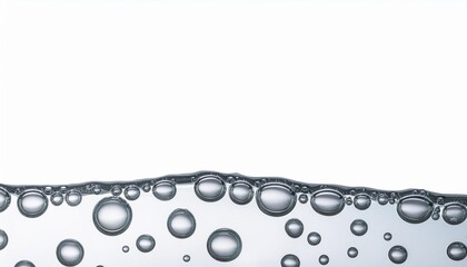 Poster - water droplets on isolated background with png file