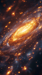 Wall Mural - galaxy core in space