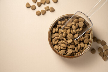 Wall Mural - Pet food. Dry cat food. Nutrition for pets