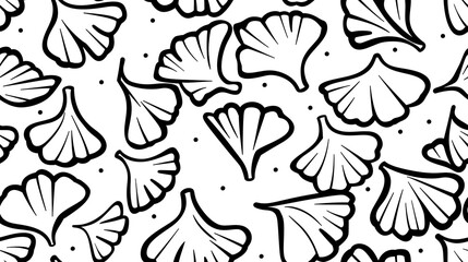 Poster - seamless floral pattern