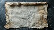 © FryArt - Aged blank sheet of paper with crinkles on dark textured background