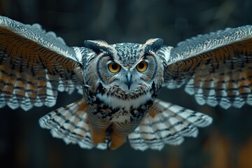 Sticker - Majestic Owl in Flight