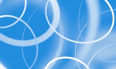 Wall Mural - abstraction glowing lines. white light lines on a blue background.