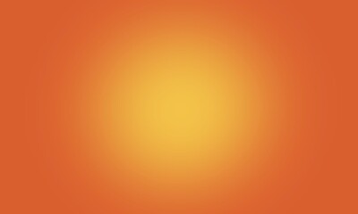Wall Mural - orange gradient. background with radial gradient. for presentation and attention-grabbing.