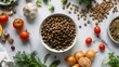 © Michael - Bowl of premium dry dog food