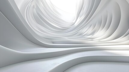 Wall Mural - Luxury parametric abstract architecture