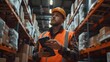 © Christopher - Warehouse worker using scanner