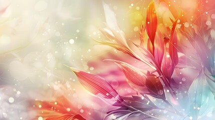 Light and soft floral abstract background