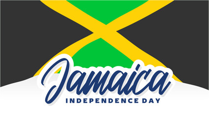 Wall Mural - Happy Jamaican Independence Day to all Jamaicans