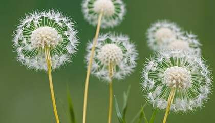 Wall Mural -  Dandelion wishes a dreamy garden delight