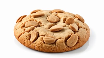 Sticker -  Deliciously baked cookie with almond slices