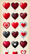 © 현웅 장 - set of heartsGenerative AI