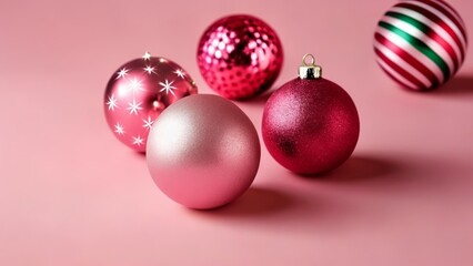 Sticker -  Joyful Christmas ornaments in a festive palette