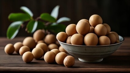 Poster -  Natural abundance on a rustic table