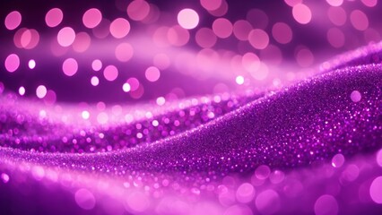 Canvas Print -  Ethereal purple sparkles in motion