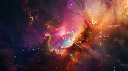 Wall Mural - colorful space galaxy cloud nebula. stary night cosmos. universe science astronomy. supernova backgr