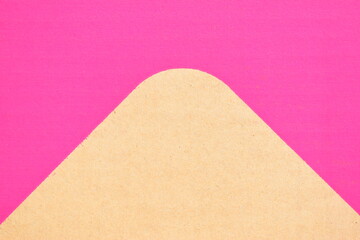 Wall Mural - pink cardboard box texture background, recycle material