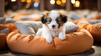 Sticker - border collie puppy