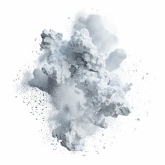 Wall Mural - cosmic dust isolated on white background