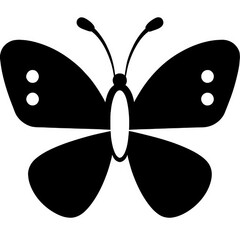 Black Butterfly Vector