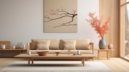 Wall Mural - modern living room