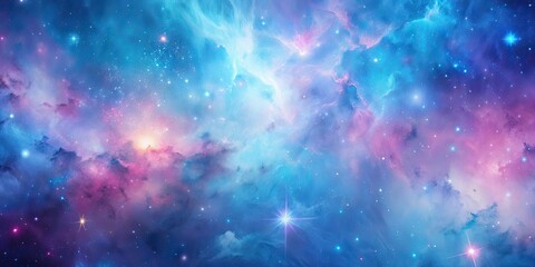 abstract pastel blue pink galaxy nebula background, galaxy, nebula, abstract, pastel, blue, pink, sp