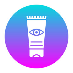 Sticker - Eye Cream vector icon. Can be used for Skincare iconset.