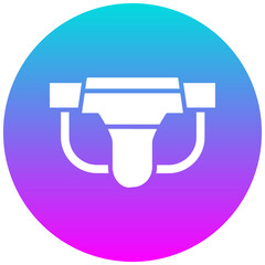 Poster - Jockstrap vector icon. Can be used for Rugby iconset.