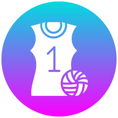 Wall Mural - Equipment vector icon. Can be used for Volleyball iconset.