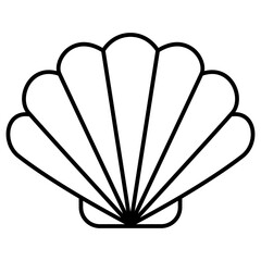 Sticker - illustration of shell