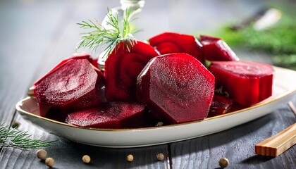 Pickled red beet 