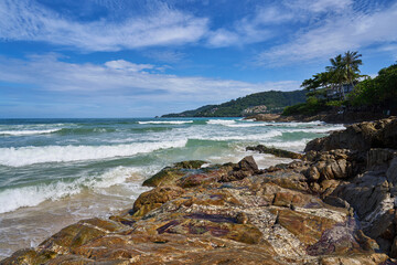 Patong beach in the island of Phuket, Thailand