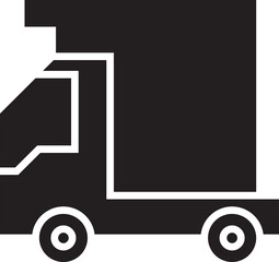 Poster - Lorry Truck Glyph Icon