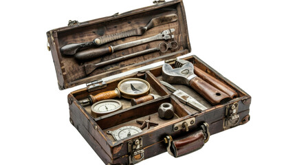 Toolbox on transparent background