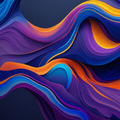 abstract colorful wave background