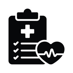 Canvas Print - Stay organised with the Medical Checklist vector icon that are ready to download