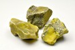 © Vlad - Sulphur Stones Isolated. Brimstone Mineral from Geologic Element