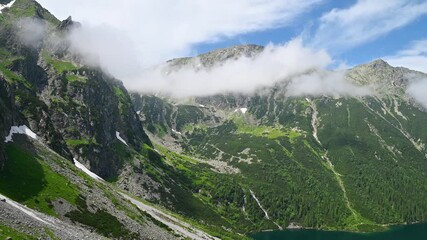 Wall Mural - View of a mountain lake. Morskie Oko