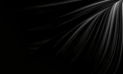 Poster - Curtain black wave and copy space. abstract backround on isolated.