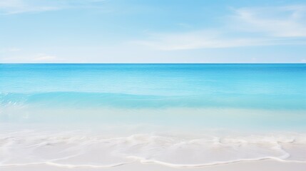 Canvas Print - sandy blue water background