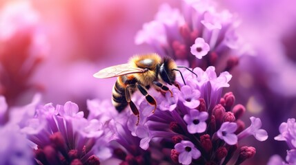 Poster - lavender springtime background