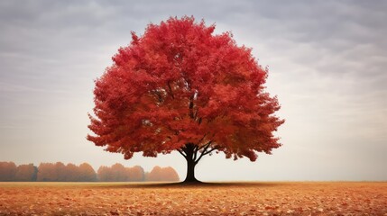 Wall Mural - foliage simple tree