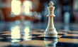 © Lucky Vision - Dramatic capture of a chessboard with one side's pieces in a checkmate position, symbolizing a decisive move and leadership in business strategy