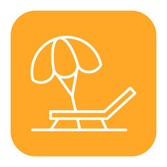 Poster - Beach Umbrella Icon