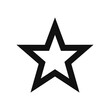 © Ray Havertz - Black star outline icon