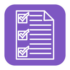 Sticker - Checklist Icon