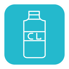 Wall Mural - Chlorine Icon