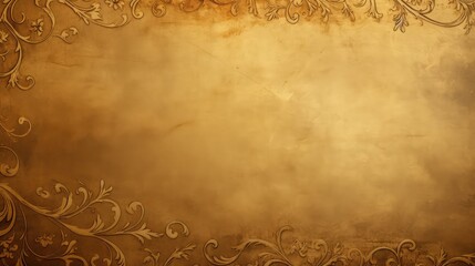 Poster - filigree gold elegant background